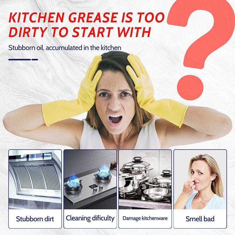 🔥 2025 BEST SALE – Multifunctional Powerful Kitchen Foam Cleaner! 🏠 Only a Few Left, First Come First Served! 🔥