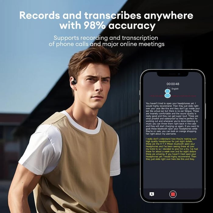 🏆LAST DAY SALE 60% OFF⏰AI Translation T26  Ultra Wireless Bluetooth Translation Earbuds