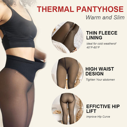 [Winter Outfit Ideasv]🎄 New Compression Magic Leggings – Fleece-Lined Warmth from XXS to 3XL❄️（副本）