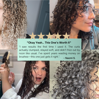 🌟 Detangle, Define & Shine – CURL BRUSH 60% OFF! Get salon-worthy curls at home for less! 💖