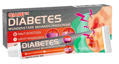 ✨ QIAWI™ Natural Products, Diabetes Wound Strong Treatment Cream (👨‍⚕️ Relieves skin itching, reduces swelling and pain, has antibacterial and anti-inflammatory effects, promotes rapid wound healing, prevents scarring, and is antimicrobial)