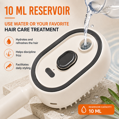 🏆2026 Hot Picks-3-in-1 Electric Spray Massage Hairbrush | Anti-Thinning Care -EV