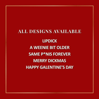 🔥 “Merry Dickmas” Prank Lipstick Holiday Collection – 12 Shades of Sassy, Long-Lasting, Paraben-Free Fun! 🎁