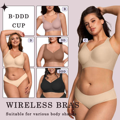 🎉 💖 Full Coverage Wireless Bra + Big Discount for a Limited Time! 🛍️