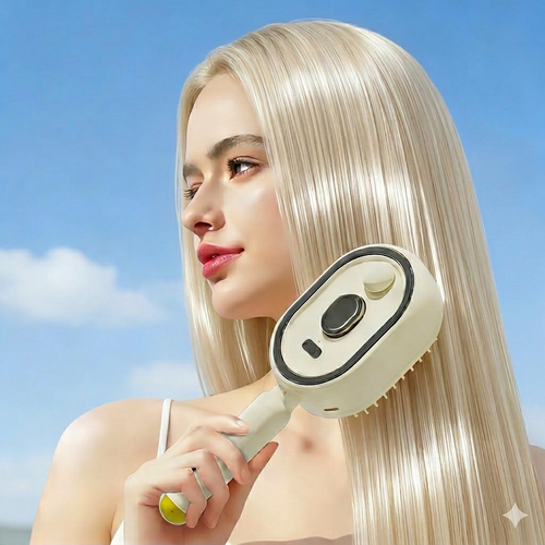 🏆2026 Hot Picks-3-in-1 Electric Spray Massage Hairbrush | Anti-Thinning Care -EV