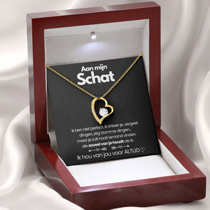 Hart Ketting - Aan Mijn Schat - CustomLove.nl