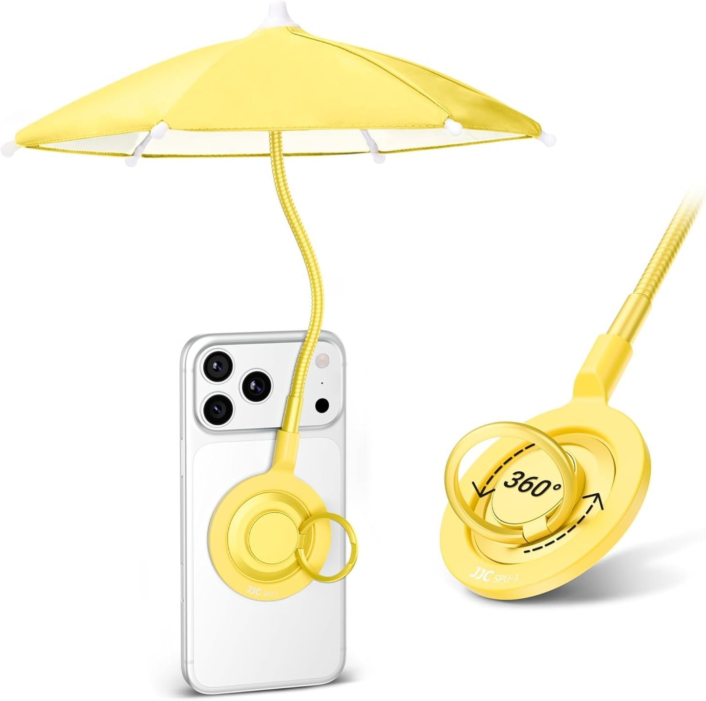 Phone Umbrella for Sun,Magnetic Cellphone SunShade Shield Umbrella,Universal Phone Sun Blocker Cover Visor for Beach Pool Accessories Travel Vacation Essentials Outdoor Video Photo Watching Anti-Glare