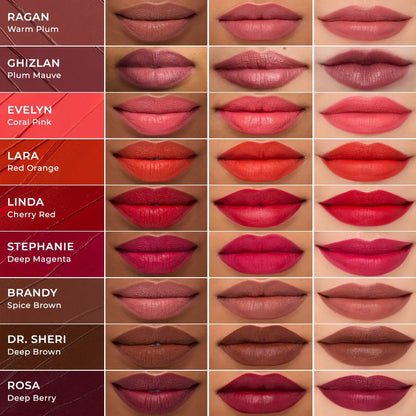 Precision Lipstick Crayon – Matte Lip Color – Lip Liner Pencil – Built-In Sharpener（副本）
