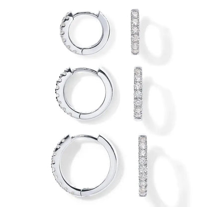 ⏰ 56% OFF in the Next 3 Hours! 💛 18K Gold Plated 925 Sterling Silver Post 3-Pair Small Gold Hoop Earrings Set | 💎 Mini Cartilage Helix Huggie Hoop Pack for Women & Men | 📏 Sizes: 8mm, 10mm, 12mm