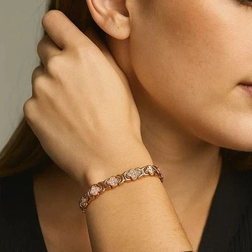 🔥 60% OFF – Last 3 Hours! ⏰ Magnetic Copper Bracelet for Women | Pure Copper + 3800 Gauss Magnets
